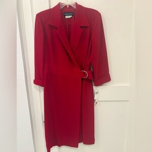 Elegant NWT Donna Morgan Red Wrap Dress